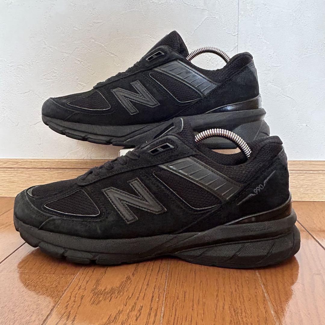 ニューバランス M990BB5 26.0 US8 Size 8 - New Balance 990v5 Made in USA Triple Black for sale