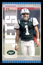 2005 Bowman Silver #175 Mike Nugent Rookie RC New York Jets 105/200 Buckeyes