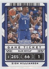 2020 Panini Contenders Draft Picks Variation Game Ticket Red Zion Williamson 0t2