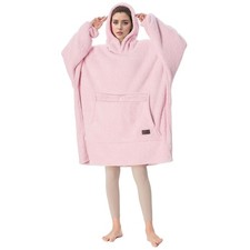 Oversized Blanket Hoodie Sweatshirt, Wearable Lounging Fleece Pullover, Gift ...