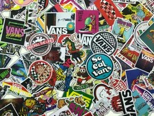 100 PCS Vans Skateboard Stickers bomb Vinyl Laptop Luggage Decals Sticker Lot