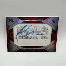 2019 Panini XR Luminous Endorsements Hakeem Butler #HB /99 ARI