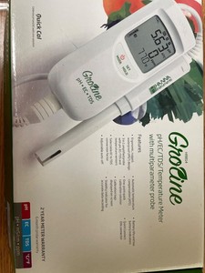 GROWLINE PH/EC/TDS TEMP METER AND PROBE