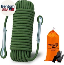 Static Climbing Rope - 12Mm High Strength Arborist Rope 32FT for Outdoor Rappell