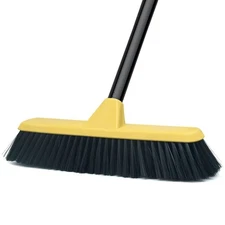 Push Broom with Long Handle Floor Brush 51.6 inch Soft Bristle 12.2"Wide