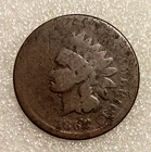 1867 US Indian Head Cent  AG About Good