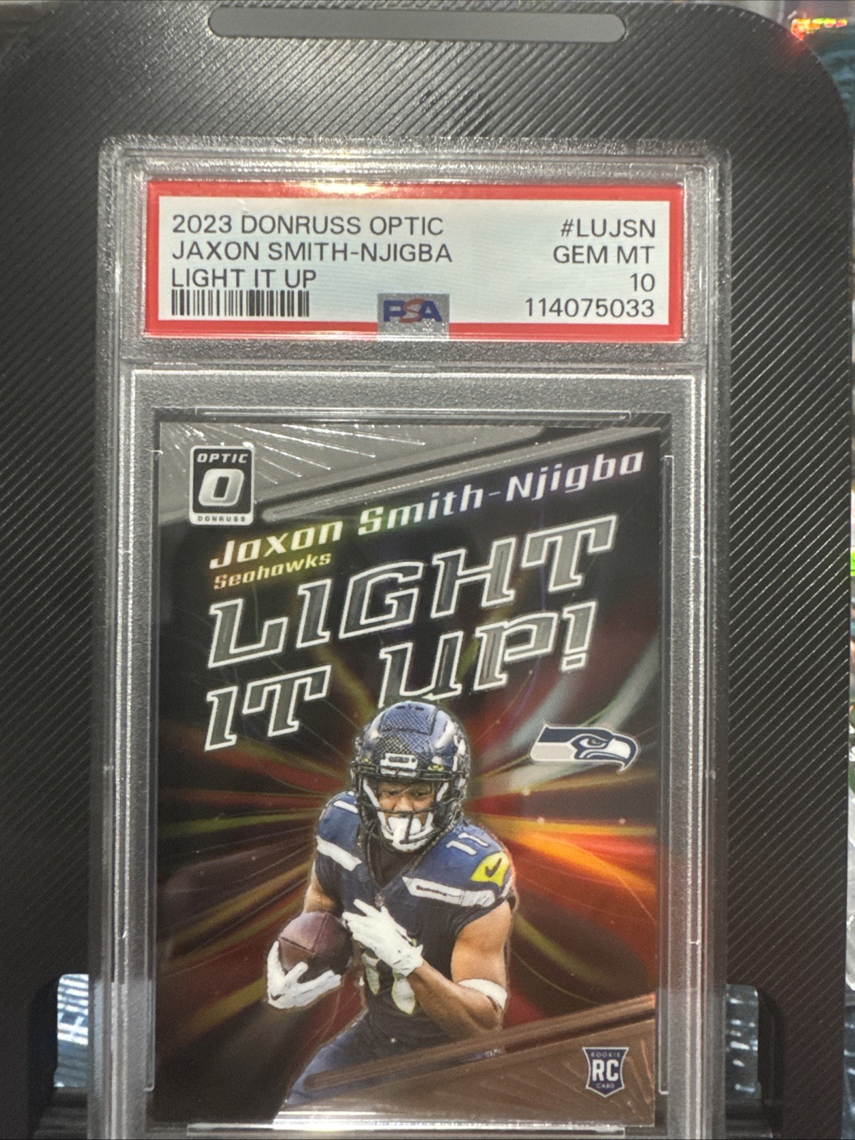 Jaxon Smith-Njigba Panini Donruss Optic Light It Up #LUJSN Base