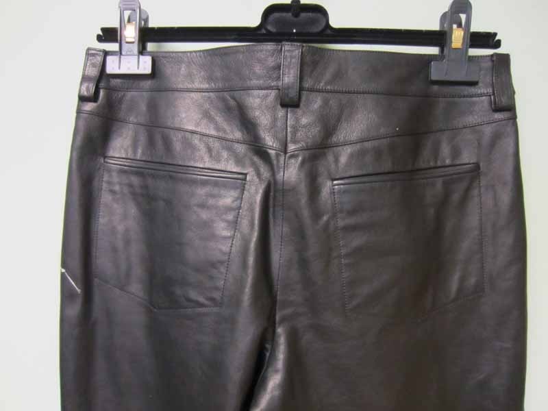 $6965 Chanel Mixed Media Lambskin Leather Fringed Tweed Zip Pants 36 NWT 12A image 10