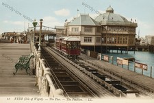 IWC1481 - Isle of Wight - Ryde Pier Head Station, Tram & Pavillion print 6x4
