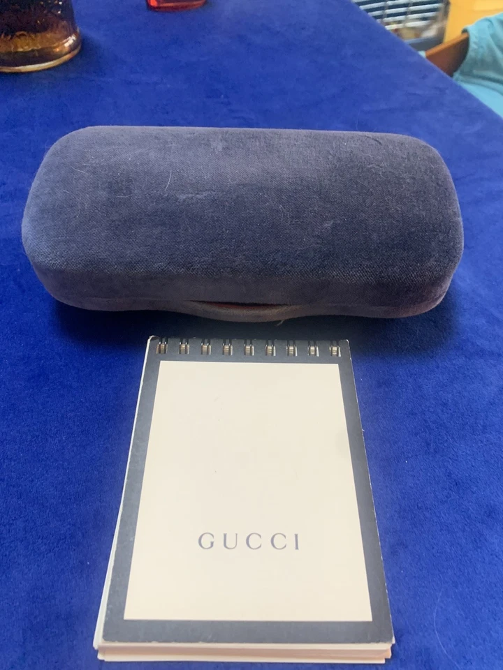 GUCCI CUSTODIA OCCHIALI VINTAGE E BLOCK NOTES - Immagine 2 di 4