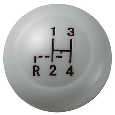 Vintage Speed Gear Knob w Stock Shift Pattern Grey 12mm Thread T2 Bay Baywindow