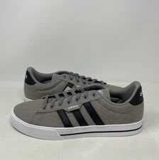adidas Daily 3.0 Dove Grey/Core Black FW3270 Men’s Size 10 Canvas Skate/Casual