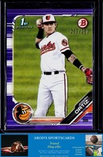 2019 Bowman Draft *Joseph Ortiz **Card #BDC-23** #'d 250 / 250 PURPLE REFRACTOR