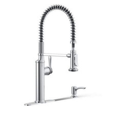 Kohler Sous Pro Pull-Down Sprayer Kitchen Faucet in Chrome K-R10651-SD-CP 