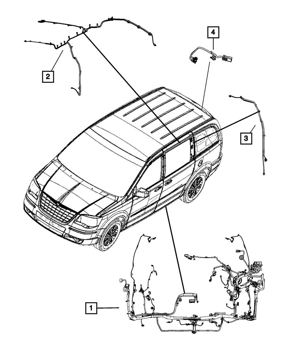 Genuine Mopar Body Wiring 68067876AF