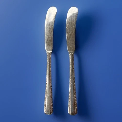 Towle Candlelight Sterling Silver Butter Spreading Knife Set Of 2