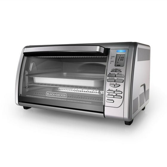 BLACK+DECKER Countertop Convection Toaster Oven, Stainless S