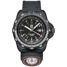 Luminox Men's Watch Recon Nav Spec Rotating Bezel Black Dial Rubber Strap 8837.2
