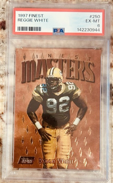 1997 Finest- Reggie White #250 Green Bay Packers PSA 6