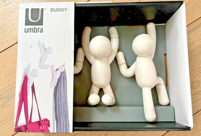 umbra Buddy Haken 3er Set (weiß) - NEU ungeöffnetes Set