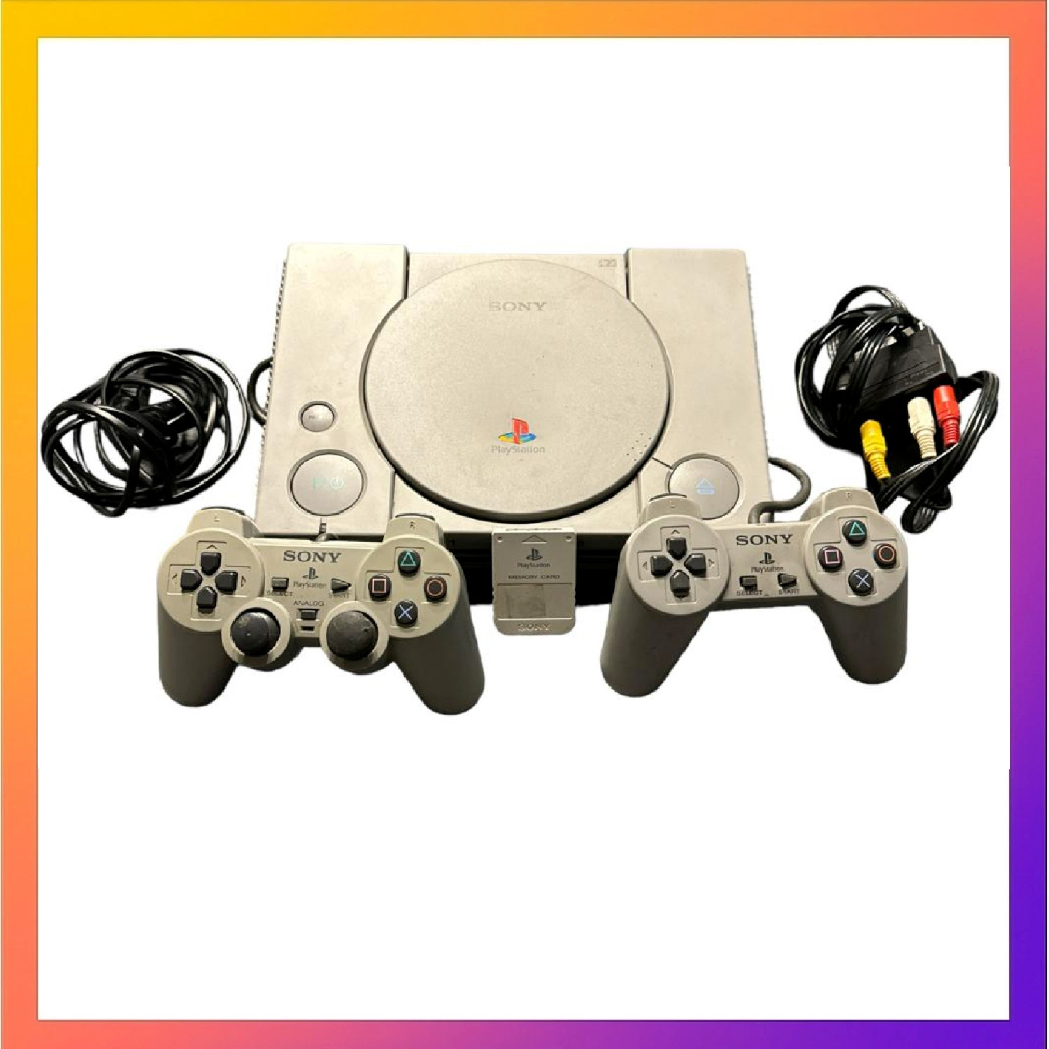 Console PS1 COMPLETA Playstation 1 Originale SCPH-5502 + 2 Controller + Cavi