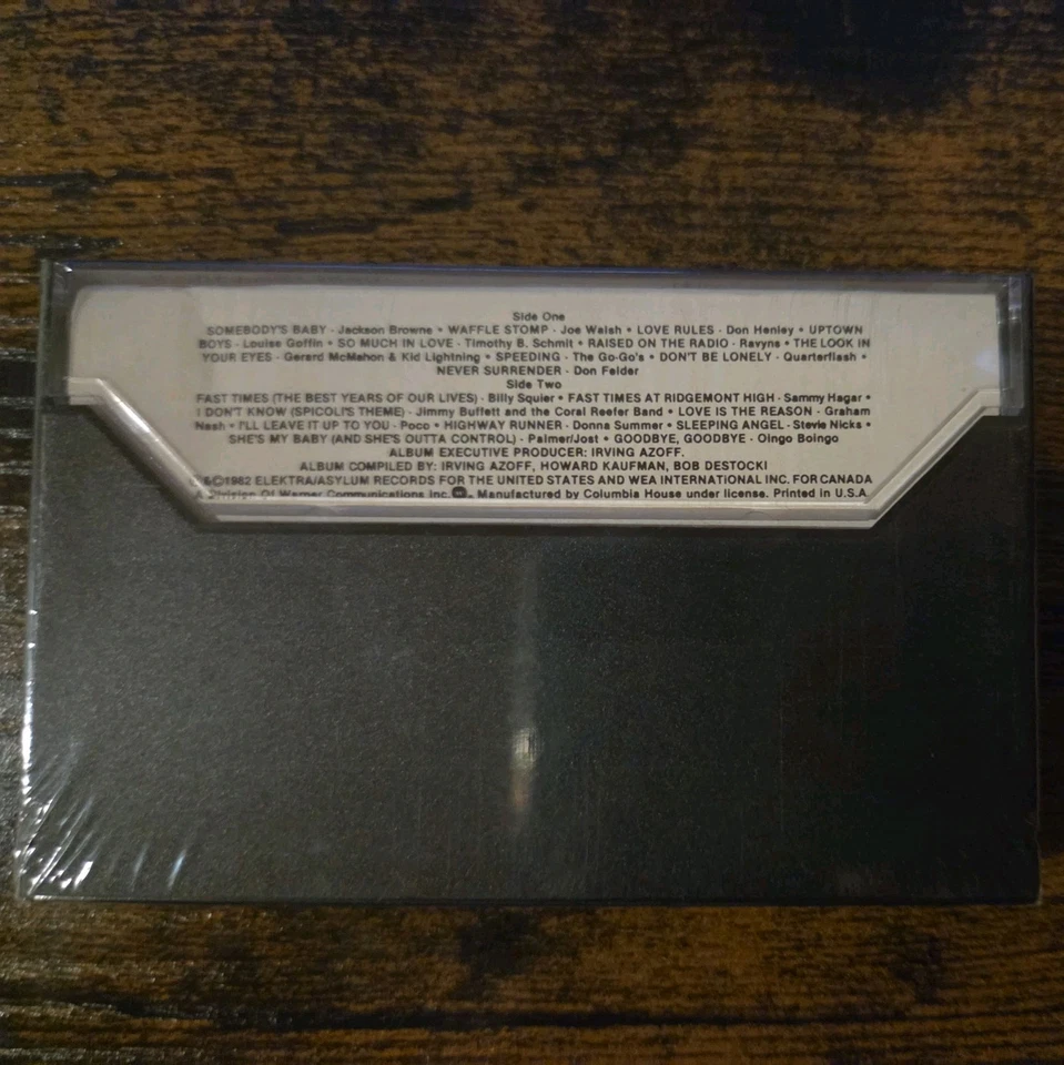 Fast Times at Ridgemont High 1982 NO BARCODE original soundtrack SEALED CASSETTE - Image 3 of 4