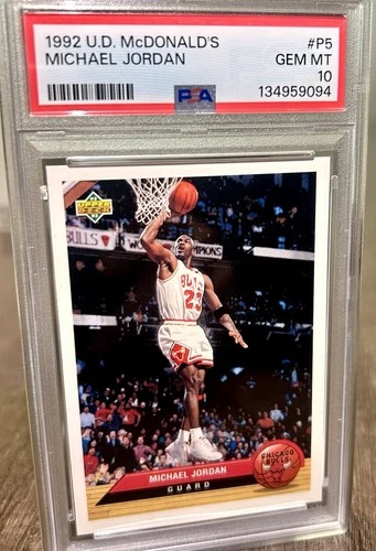 1992 Michael Jordan - Upper deck McDonald’s #P5 🔥PSA 10🔥 🐐