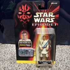 Star Wars Episode 1 Obi-Wan Kenobi Jedi Duel Action Figure 1998 Hasbro