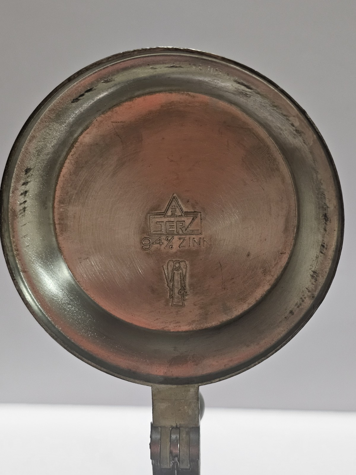 Vintage Gerz Beer Stein Brewing Lions Cobalt Blue Bier Mug West Germany