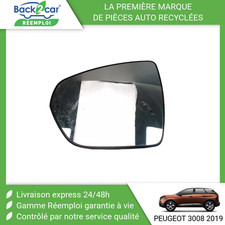 Glace de rétroviseur Peugeot 3008