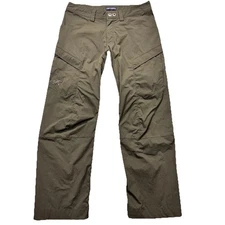 Arc'teryx Cargo Hiking Pants Mens 32x30 Olive Green Nylon Stretch Outdoors