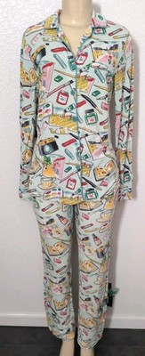 NICK & NORA ARTIST PAINTER Photography MODAL Set Pajamas XS