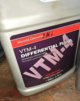 virol イギリス Genuine Honda Rear Differential Fluid Vtm-4 Gallon OE