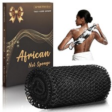 Authentic African Net Sponge with Real African Knots, African Exfoliating Net...