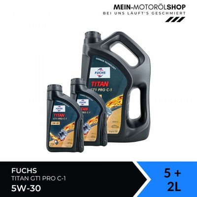 Fuchs Titan GT1 Pro C-1 5W-30 STJLR.03.5003 Ford Motoröl 5+2 Liter = 7 Liter