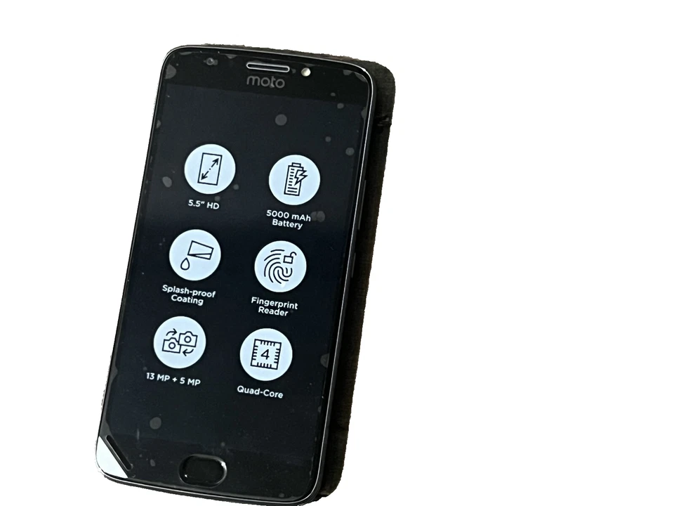 Motorola Moto E Plus XT1774 - 16GB - Gray (Verizon) Smartphone - NEW OPEN BOX - Image 3 of 4