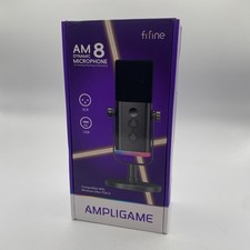 FiFine AM8 XLR USB Dynamic Microphone Ampligame Black