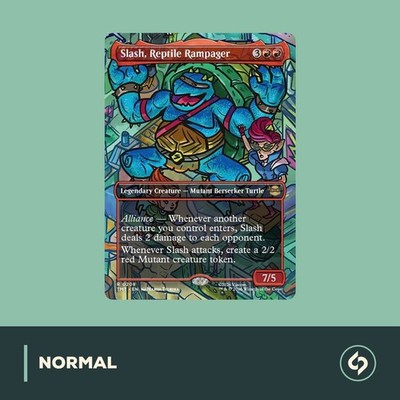 MTG | Slash, Reptile Rampager | Turtles | TMNT | SHOWCASE | NM | EN