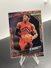 🏀🔥2024-25 Panini Prizm Black #73 RJ Barrett Snakeskin/ Toronto Raptors 