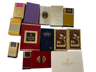 Vintage EMPTY Guerlain Miniature Perfume Boxes