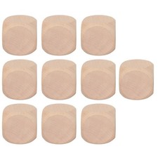 10PCS Blank Wood Dice Cubes Unfinished for Custom Painting and Craft Projects