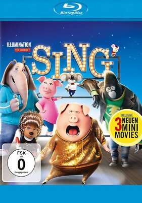Sing - Der Kinofilm / inklusive 3 neuen Mini Movies # BLU-RAY-NEU