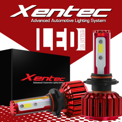 XENTEC H4 HB2 9003 LED Headlight Kit High low beams 120W 12000lm Bulb HID 6000K