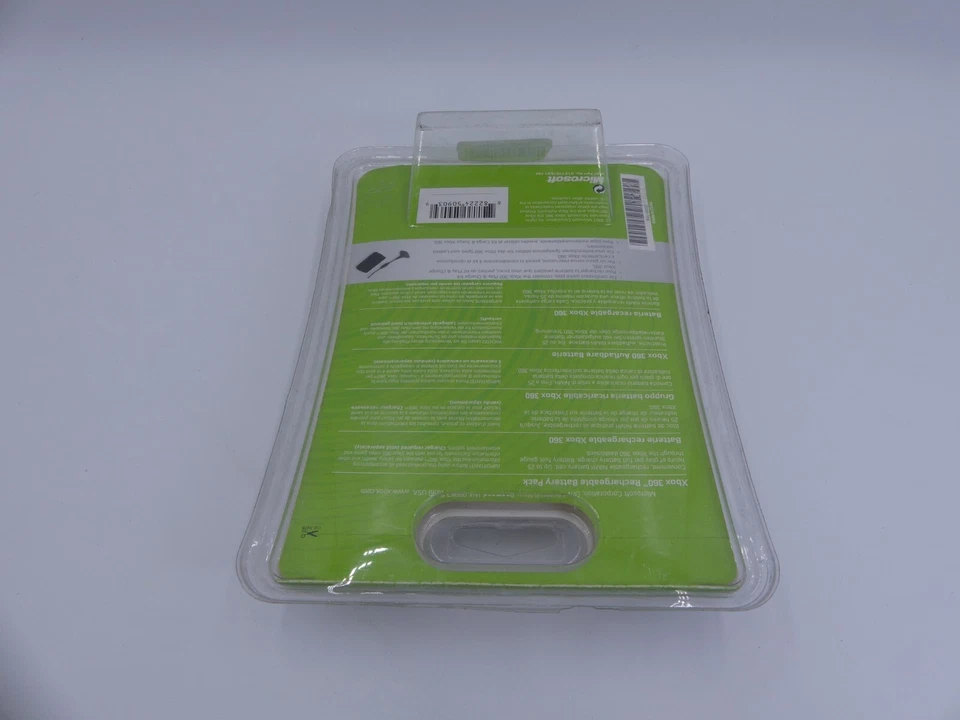 Xbox 360 Rechargeable Battery Pack BLUE TEAL OEM Genuine Microsoft Sealed - Image 3 of 3