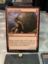 Titan's Strength Magic Origins #166 MTG