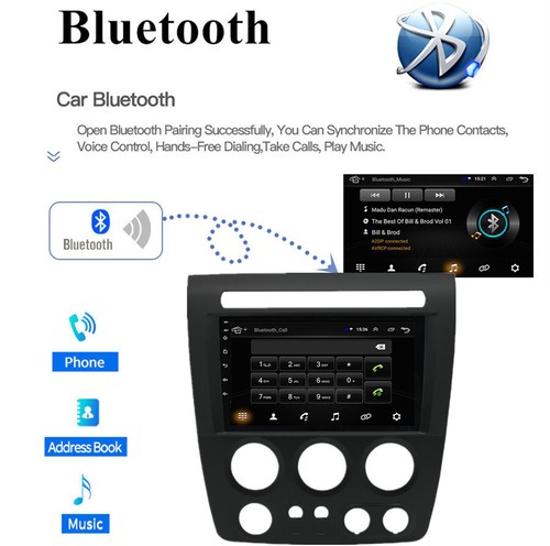 9" Android 11.0 Stereo Radio GPS Navi For Hummer H3 2005-2011 Built-in Carplay - Picture 4 of 12