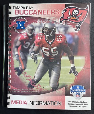 Tampa Bay Buccaneers 2003 Playoff Media Guide NFC Championship
