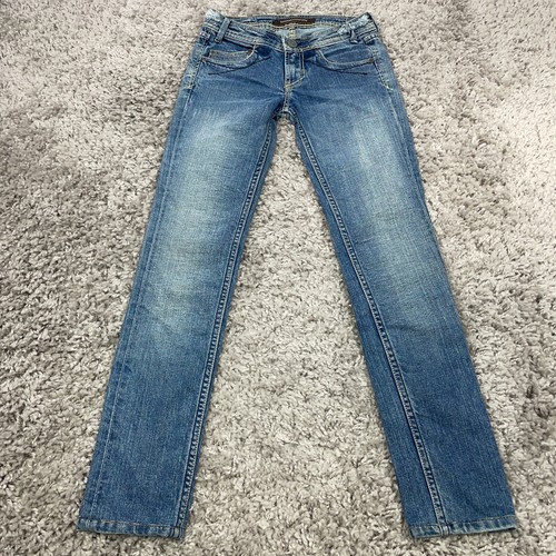 VTG Yanuk Jeans Women's Size 23 (Actual 24x29) Low Rise Skinny Visionary Stretch - Picture 2 of 14