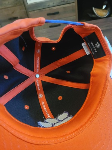 Gorra Clemson Tigers Snapback Ala Púrpura Naranja Top Of The World Marca Ajustable - Imagen 4 de 8