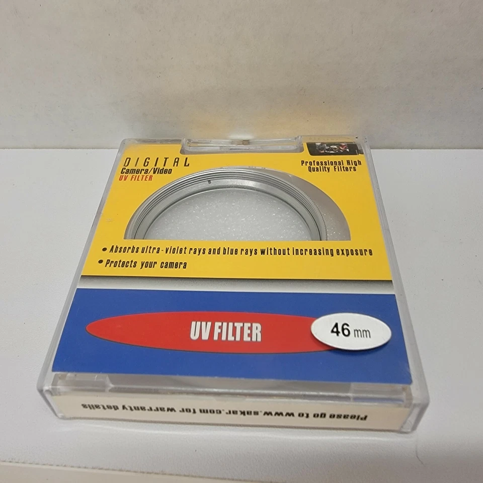46mm Coated UV Protective Camera Filter Digital Concepts Sakar UV-46CL - Image 2 of 4